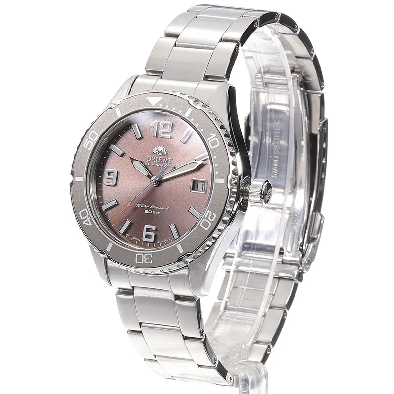 Orient Sports Mako Solar Brown Dial Men's Watch- RA-WJ0004Y